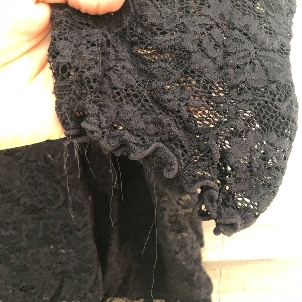 Torrid Black Lace Tunic or Cover Up Size 3X - Picture 8 of 9